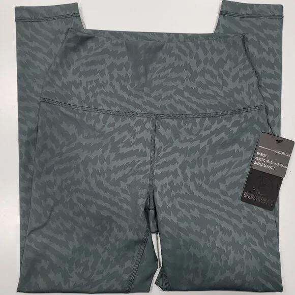 90 Degree By Reflex Interlink Zebra Leggings High Waist Sz Medium - Picture 4 of 12